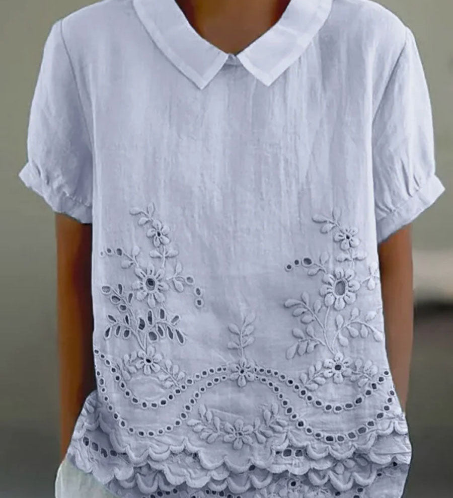 Liliana - Camisa Bordada Floral