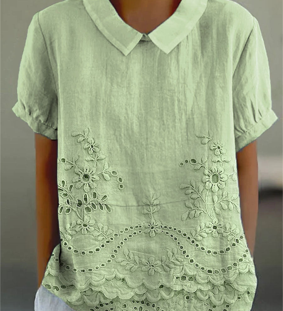 Liliana - Camisa Bordada Floral