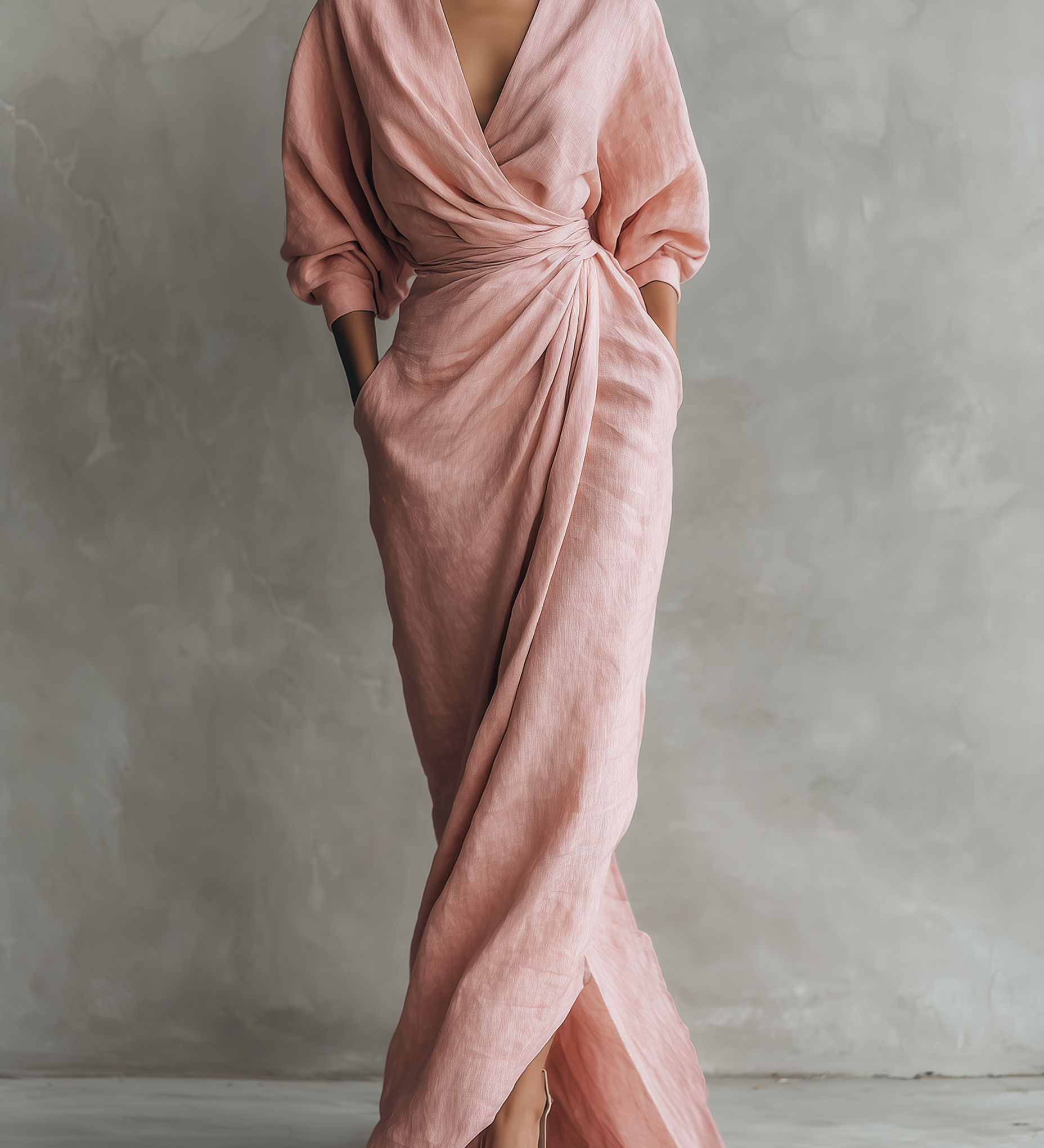 Anita - Vestido maxi minimalista