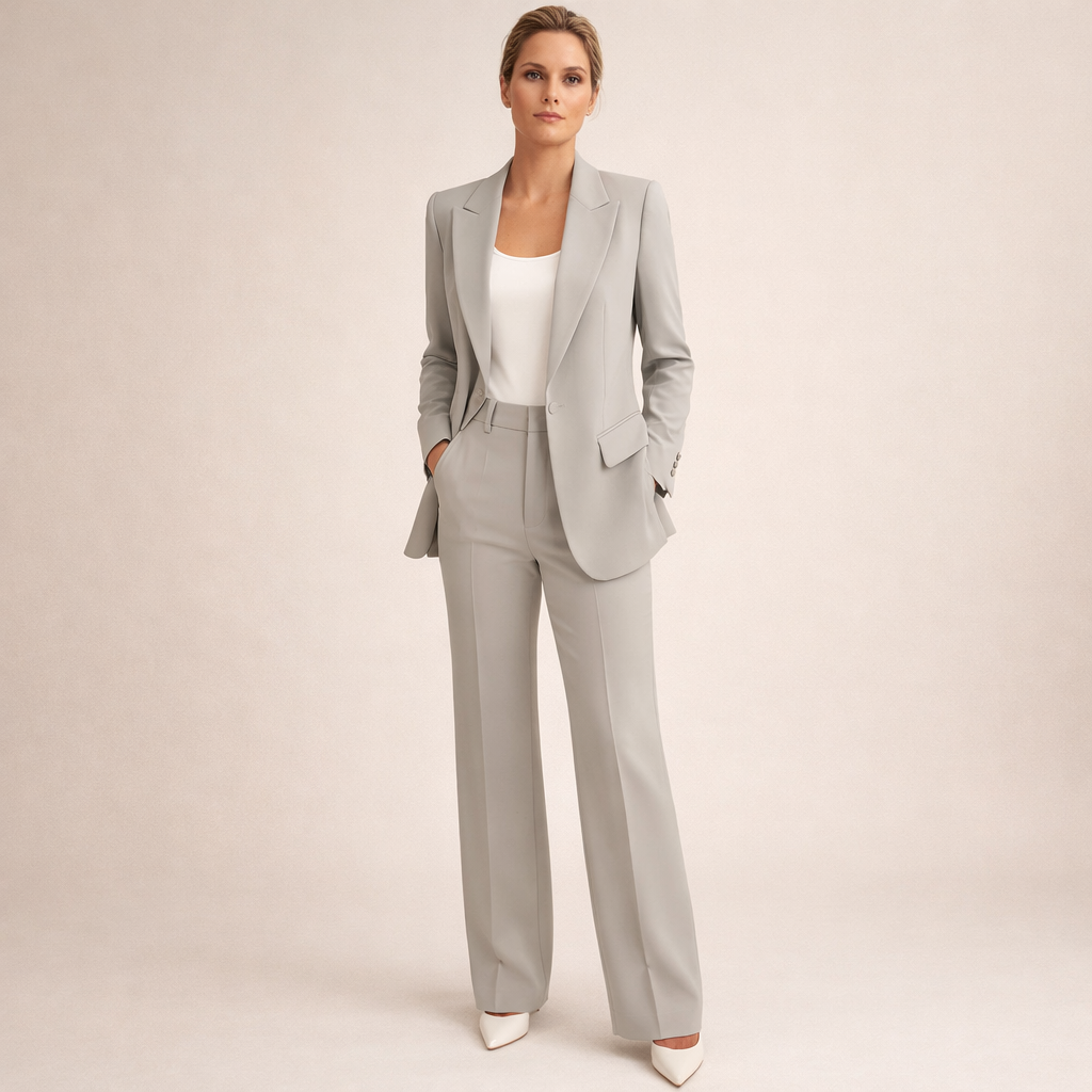 Vanessa - Conjunto elegante com calças largas