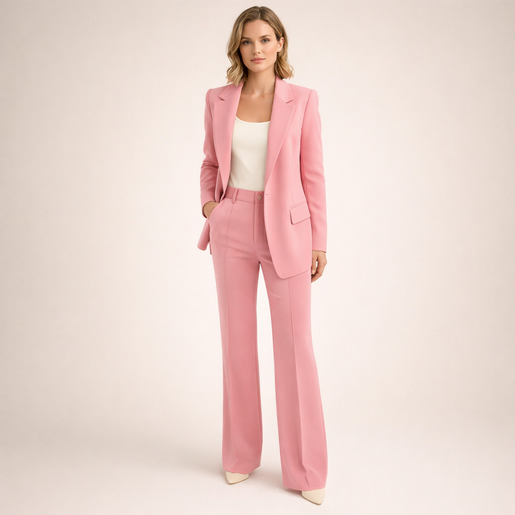 Vanessa - Conjunto elegante com calças largas