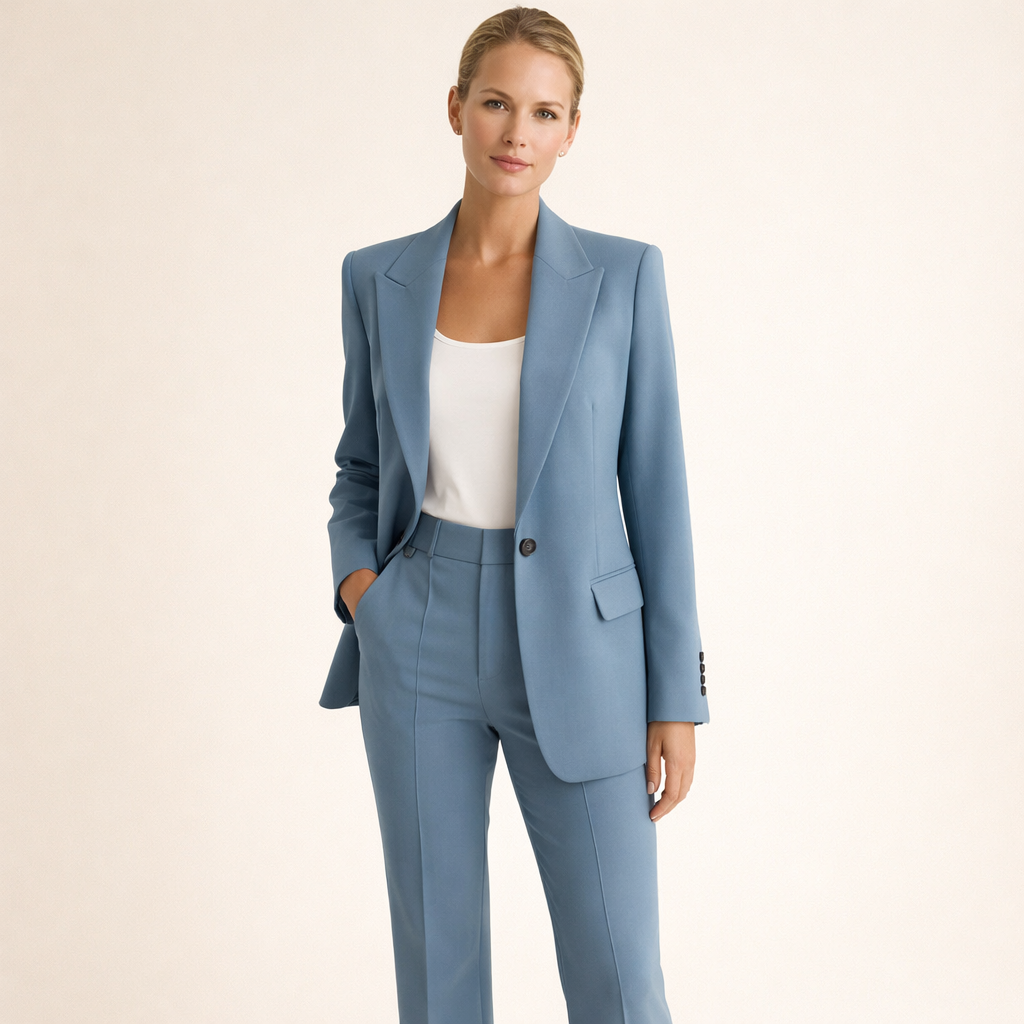 Vanessa - Conjunto elegante com calças largas