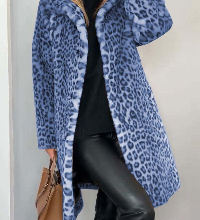 Leia - Casaco Comprido Leopardo