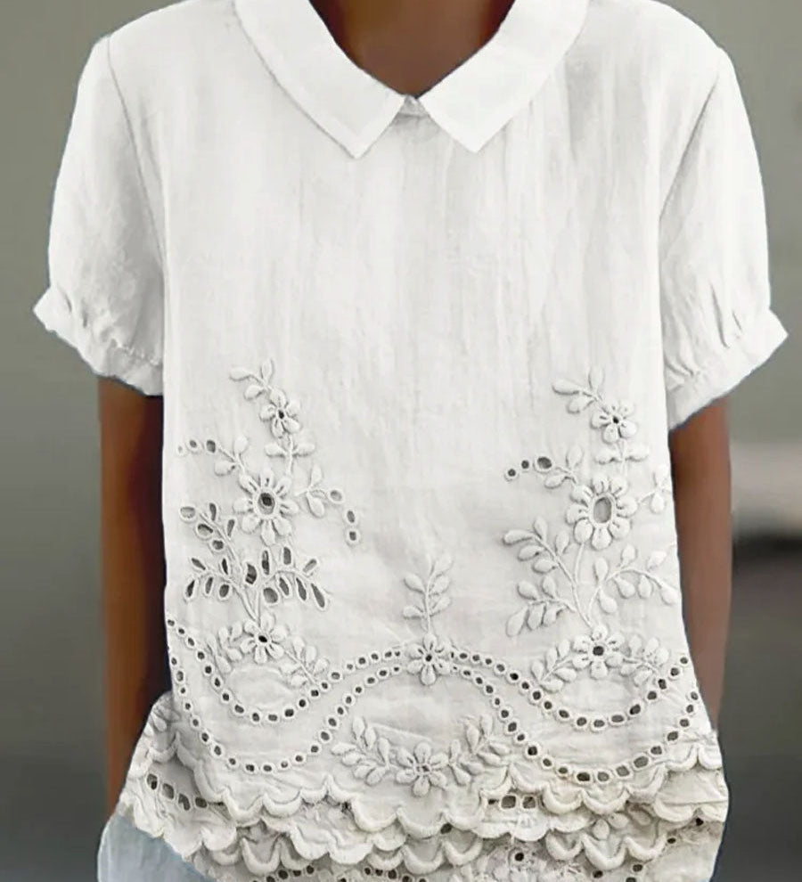 Liliana - Camisa Bordada Floral