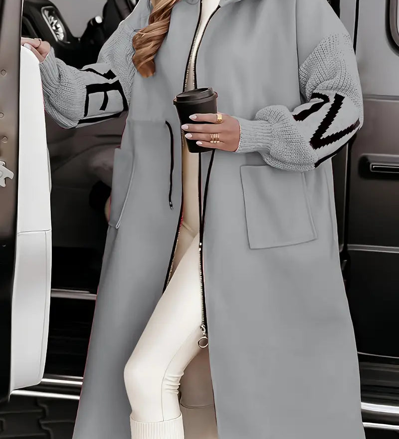 Rosa - Casaco-cardigan elegante