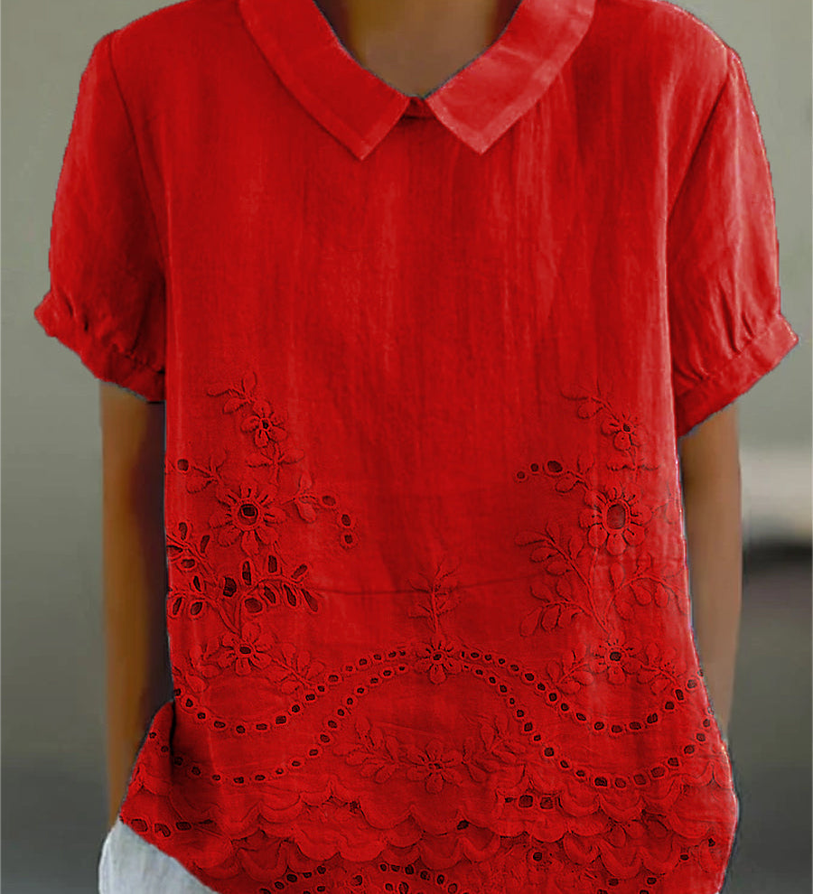 Liliana - Camisa Bordada Floral