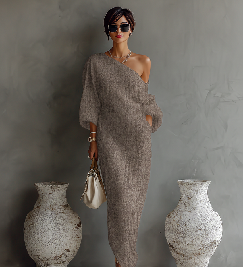 Andreia - Vestido elegante e fluido