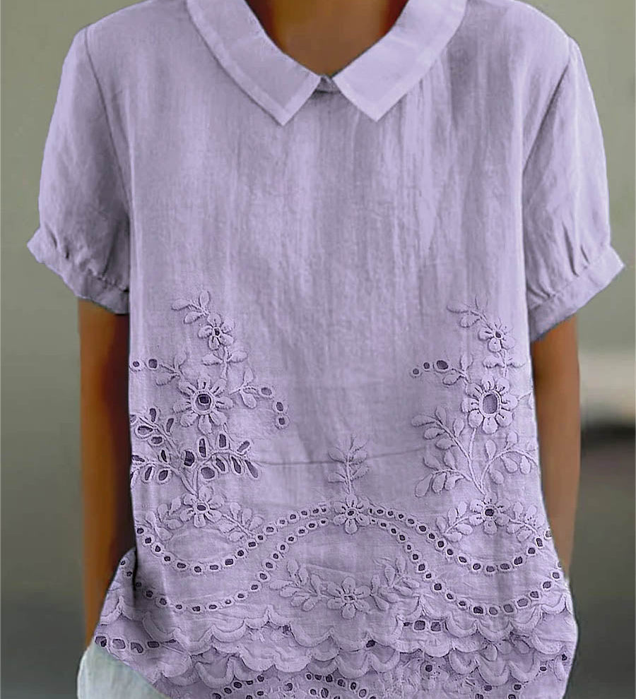 Liliana - Camisa Bordada Floral