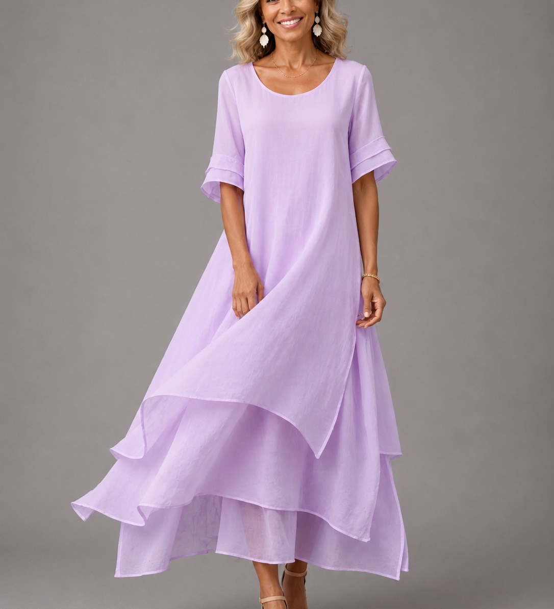 Alícia - Vestido Maxi Leve e Fluido