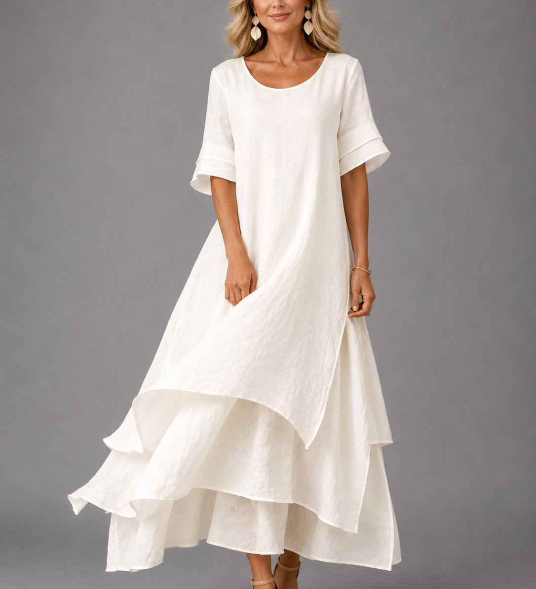 Alícia - Vestido Maxi Leve e Fluido