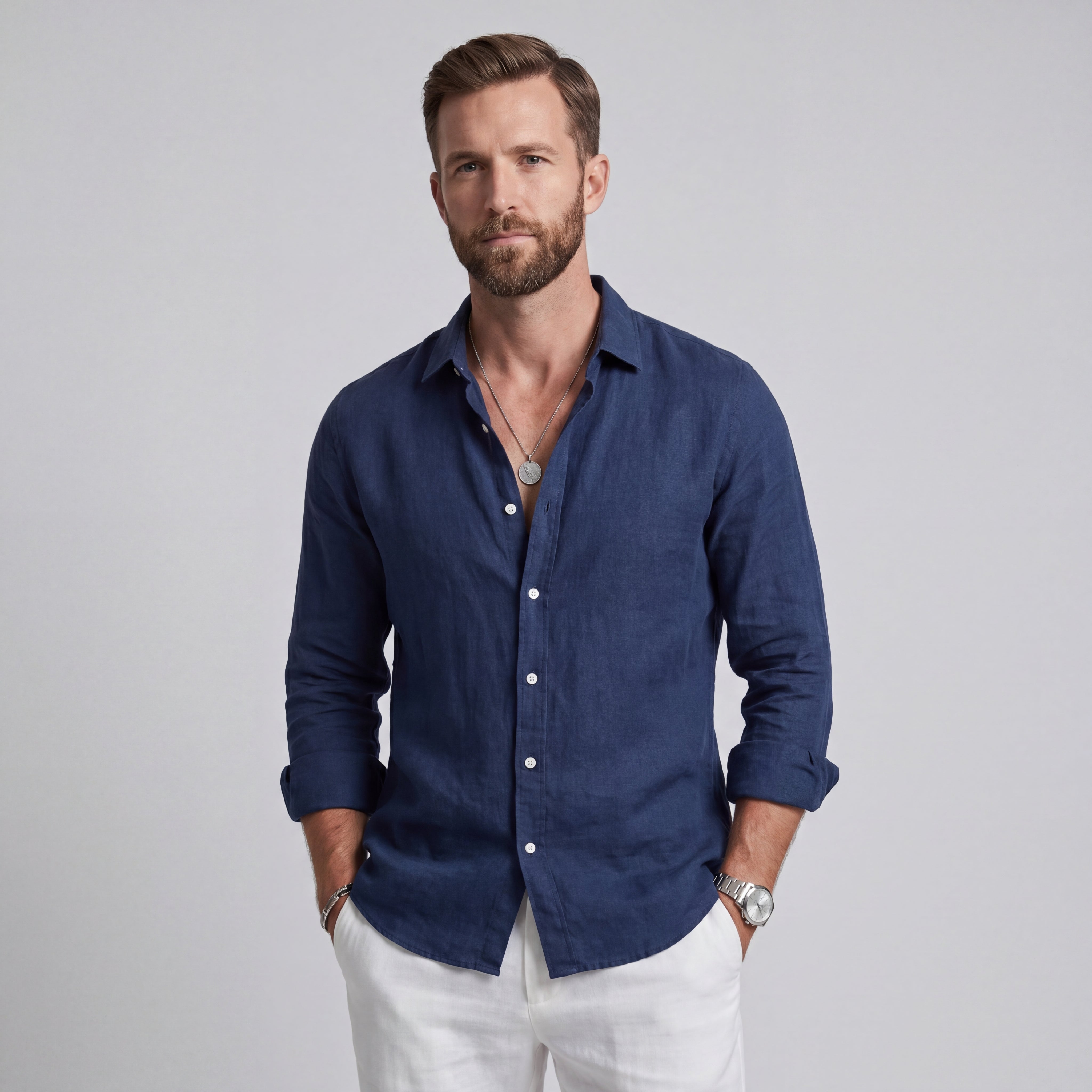 Ricardo - Camisa de Verão Folgada