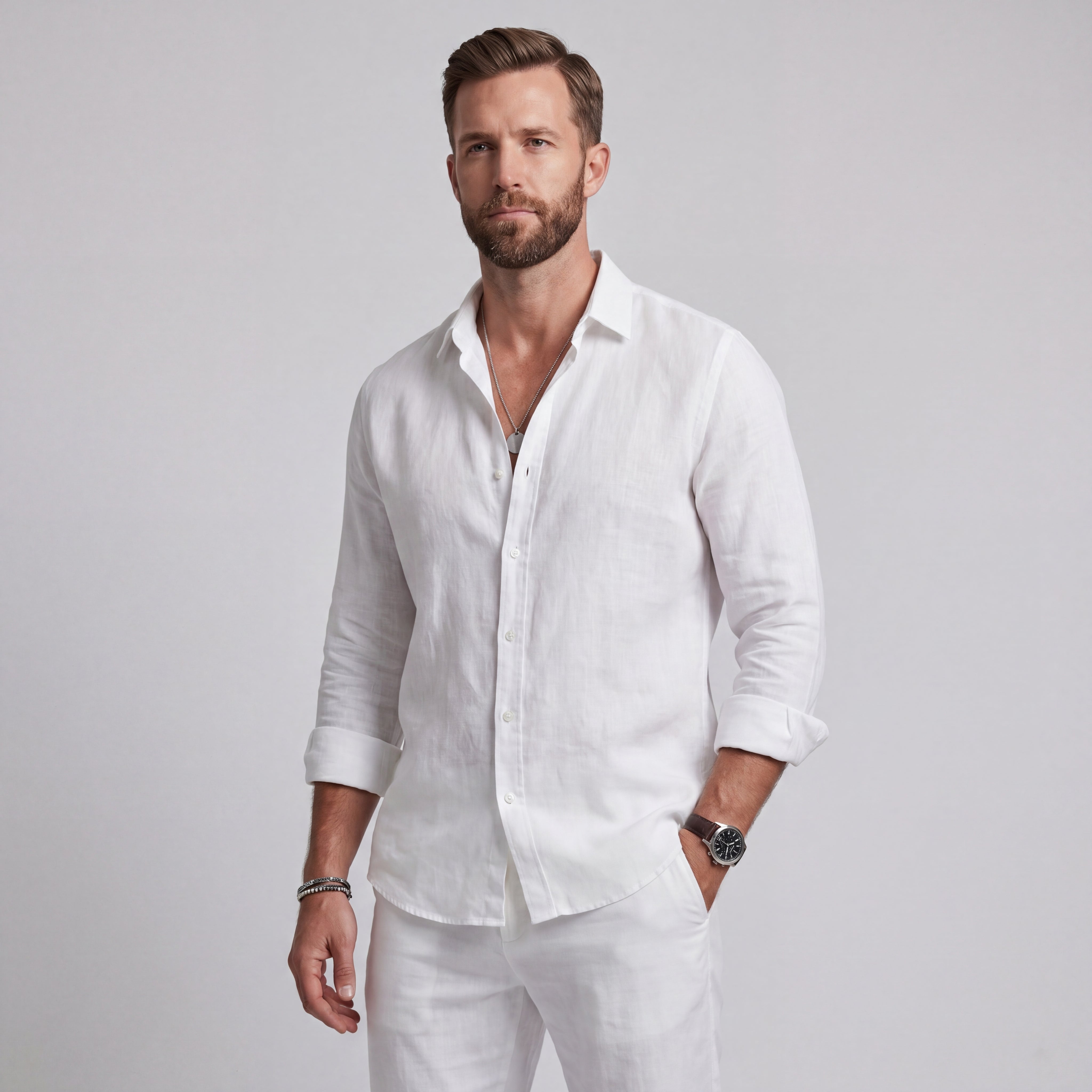 Ricardo - Camisa de Verão Folgada