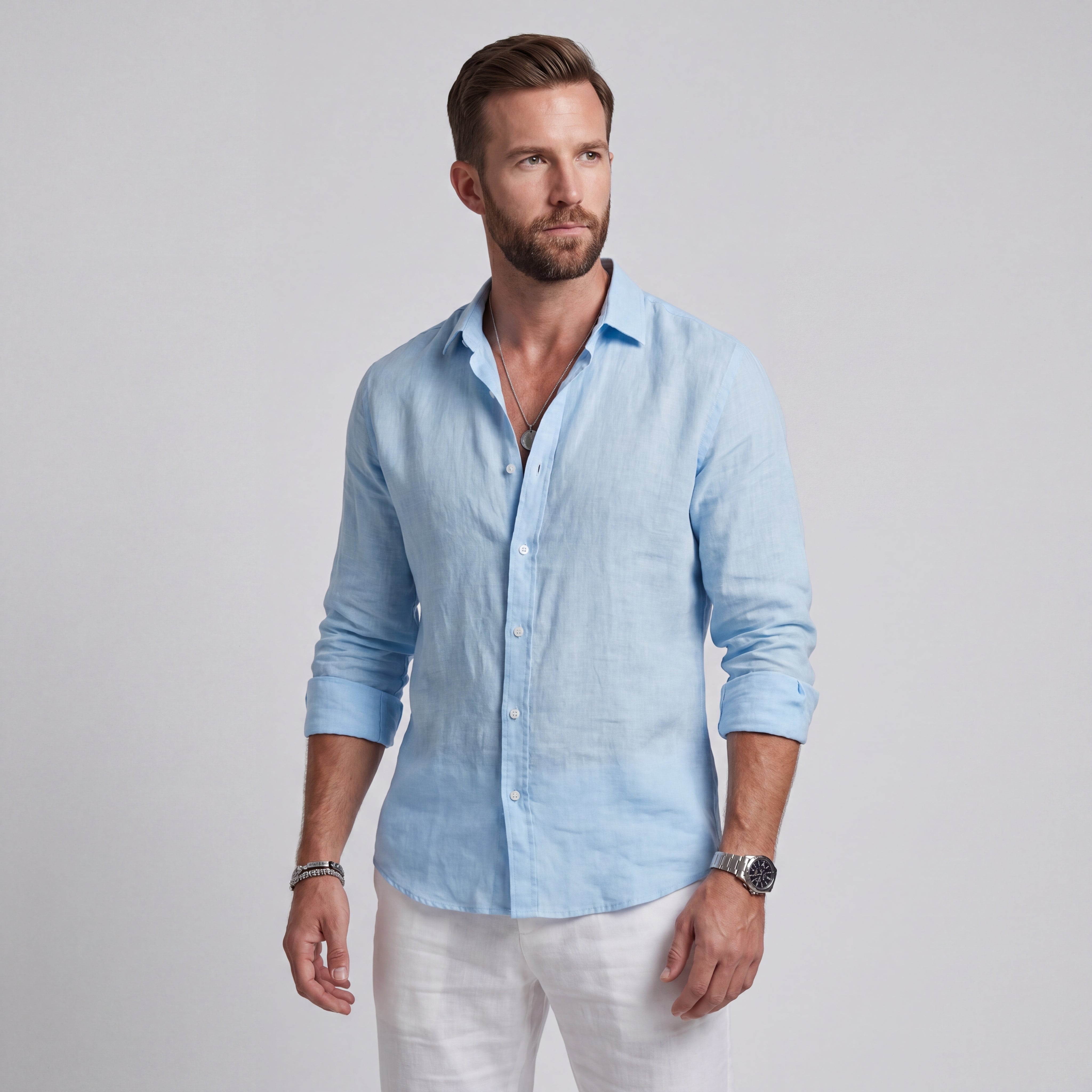 Ricardo - Camisa de Verão Folgada