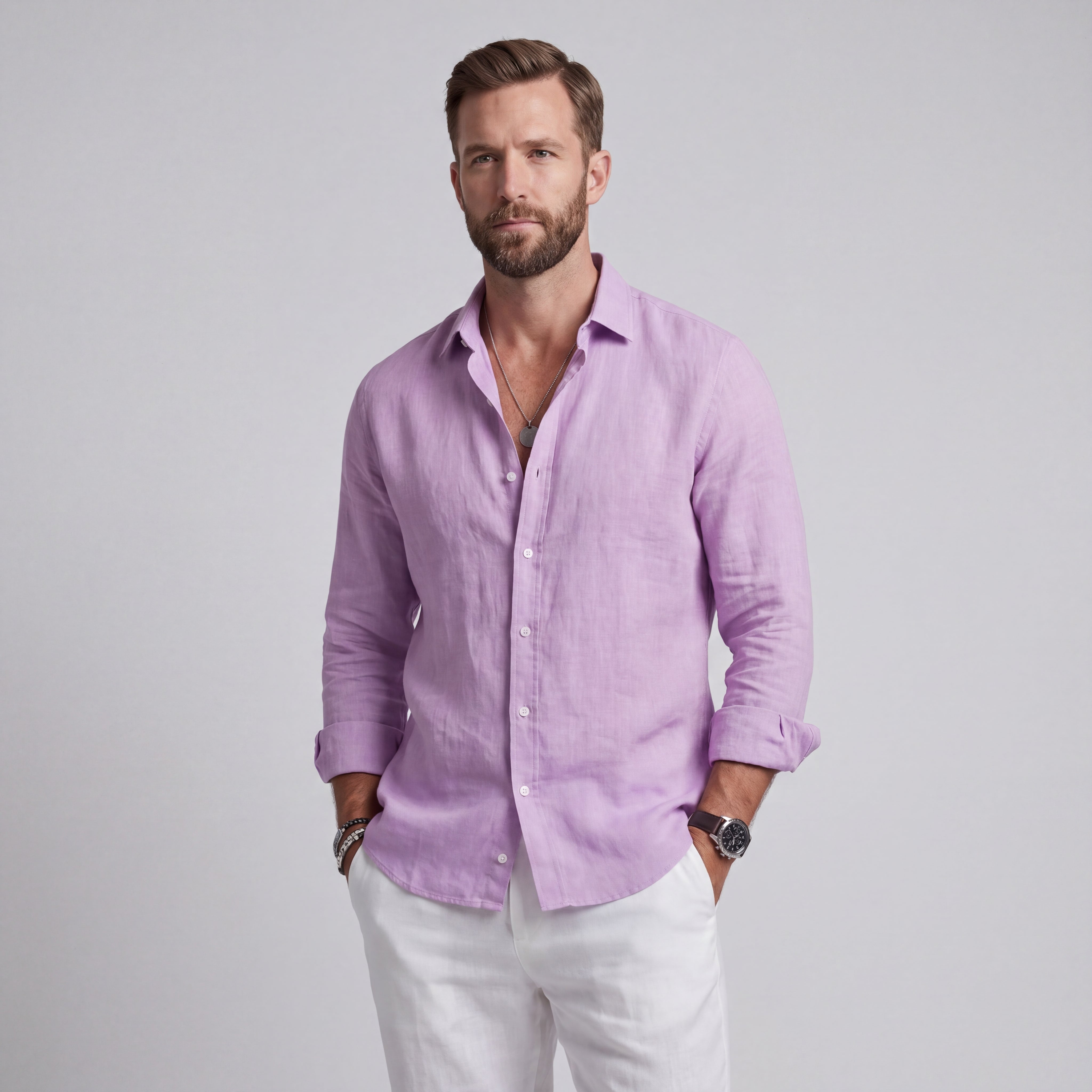 Ricardo - Camisa de Verão Folgada