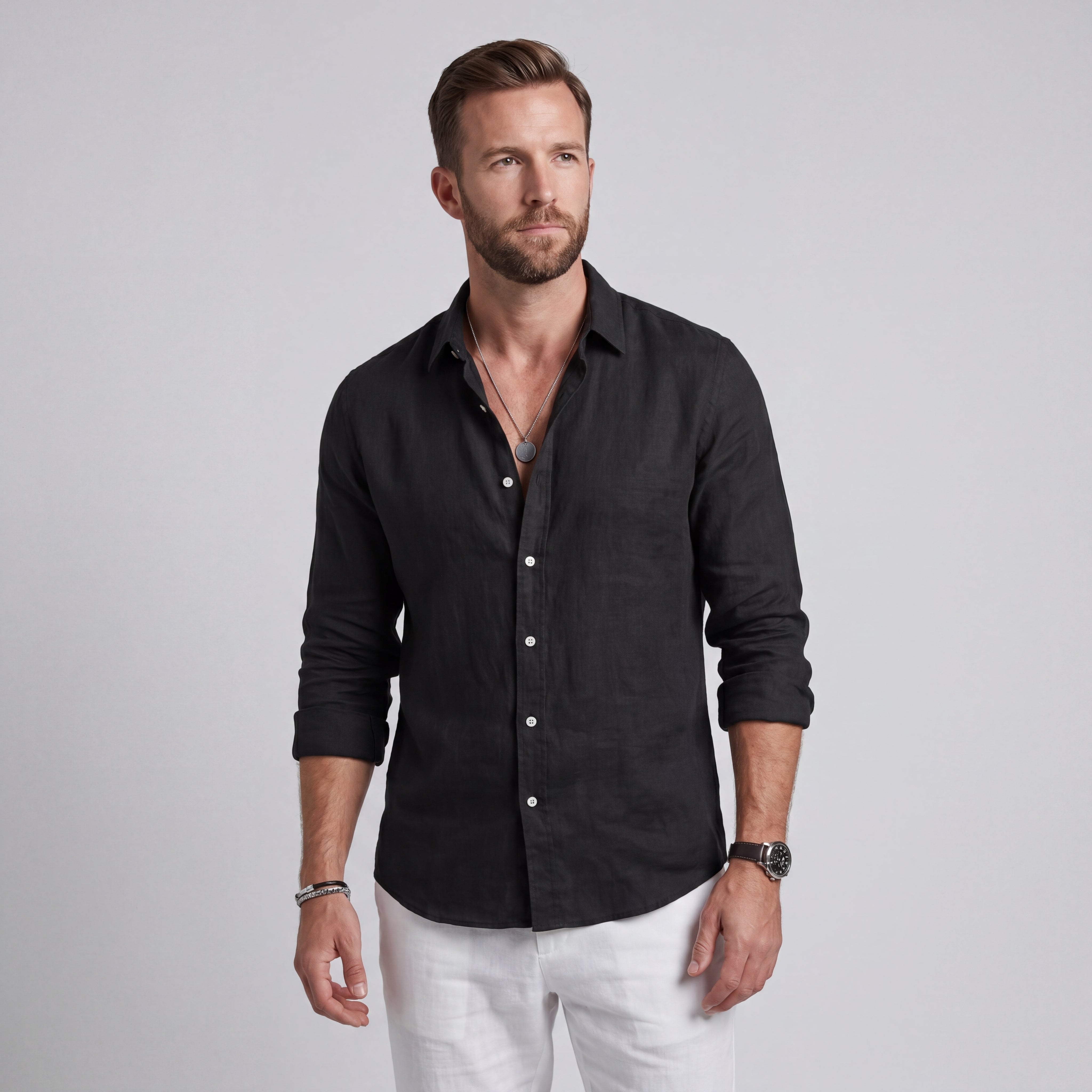 Ricardo - Camisa de Verão Folgada