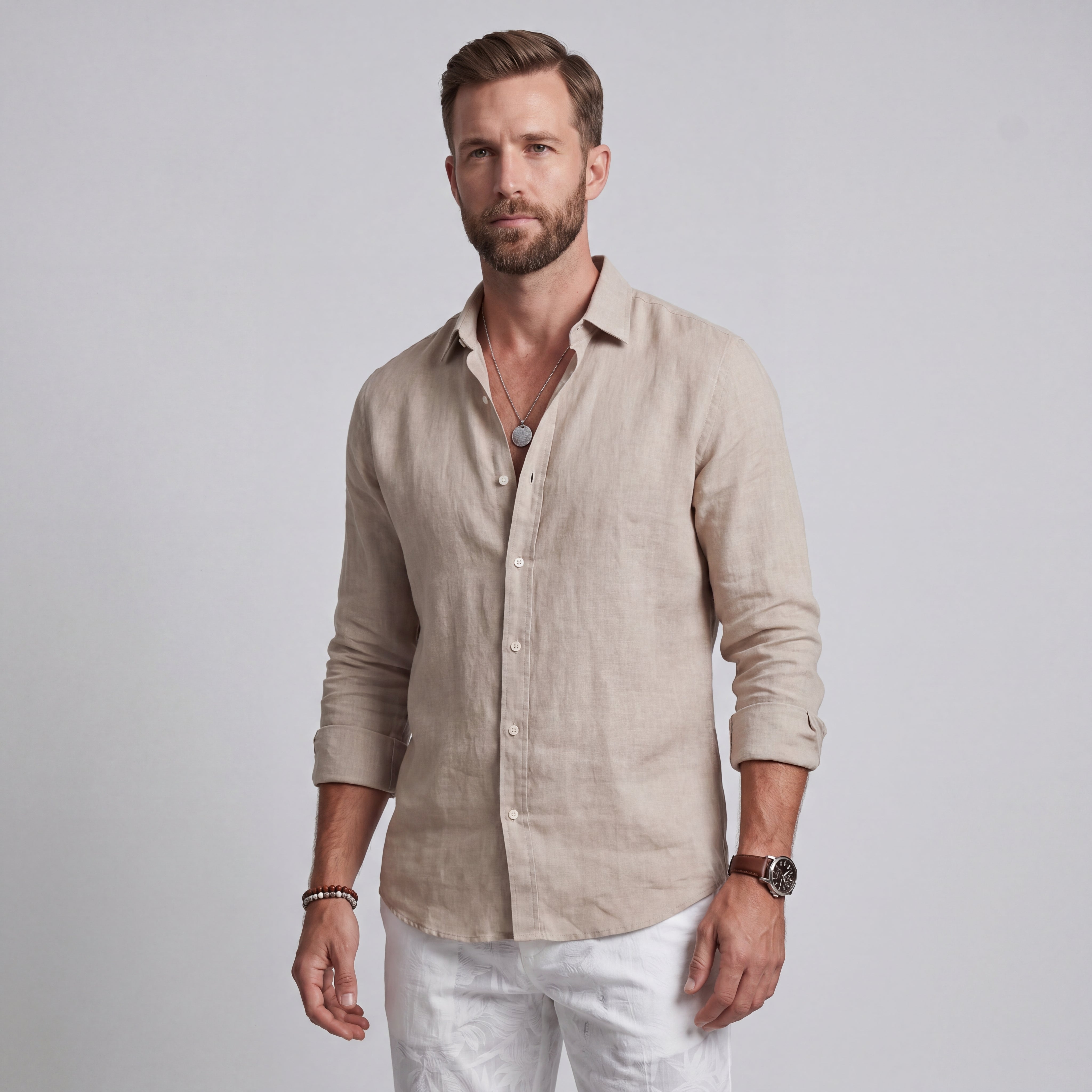 Ricardo - Camisa de Verão Folgada