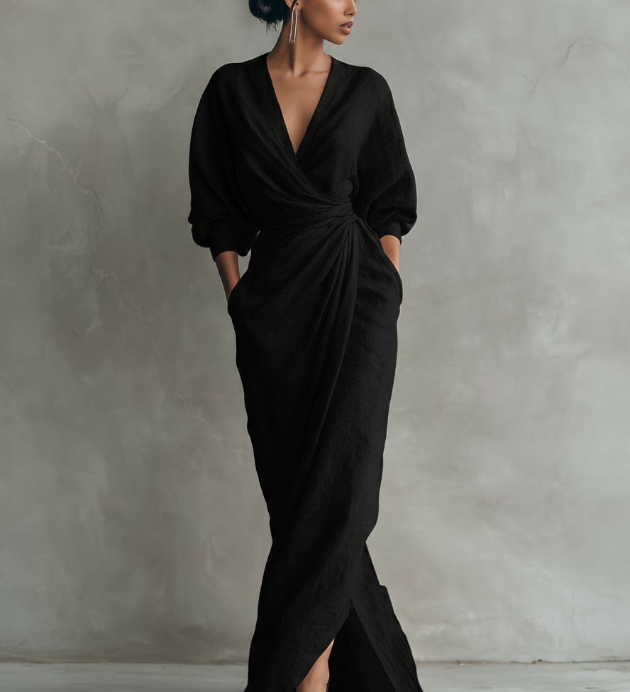 Anita - Vestido maxi minimalista