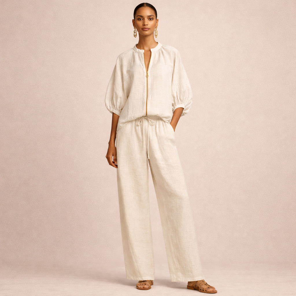 Adelina - Conjunto Casual com Fecho