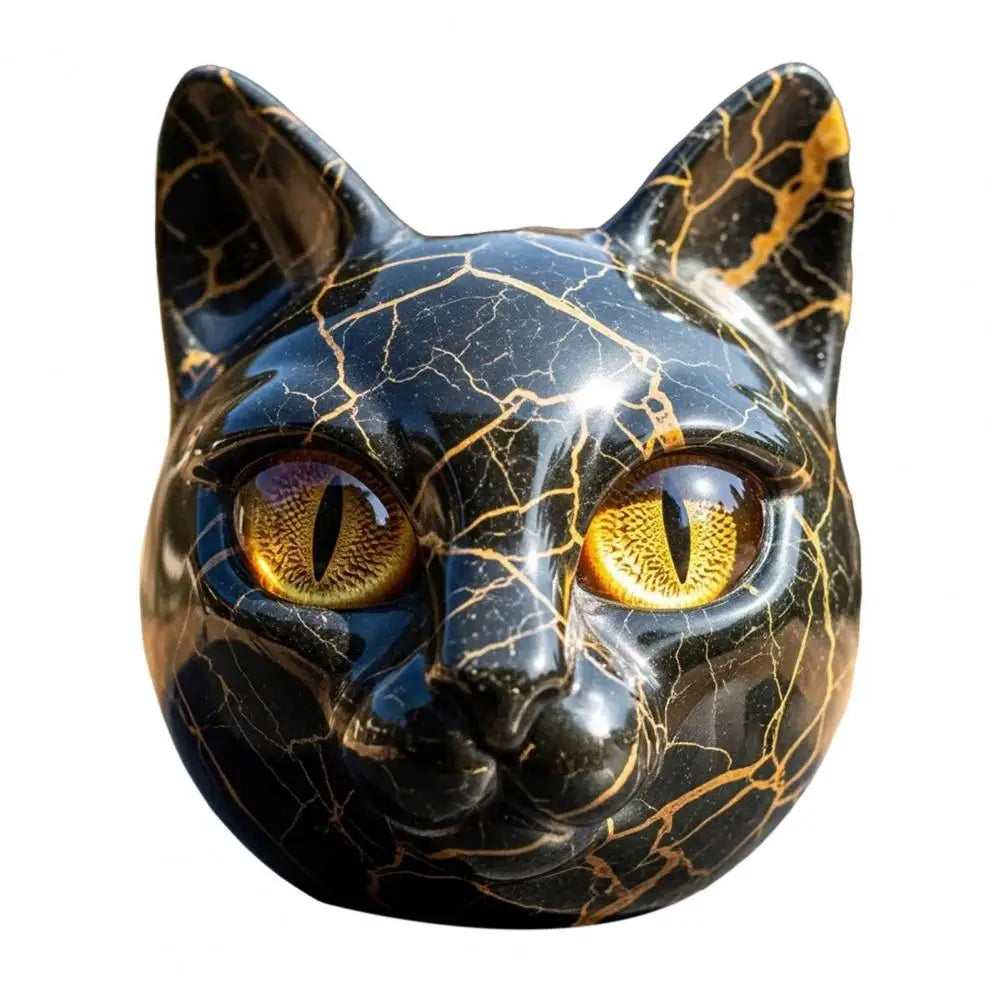 Gato - Escultura Luxuosa e Mística