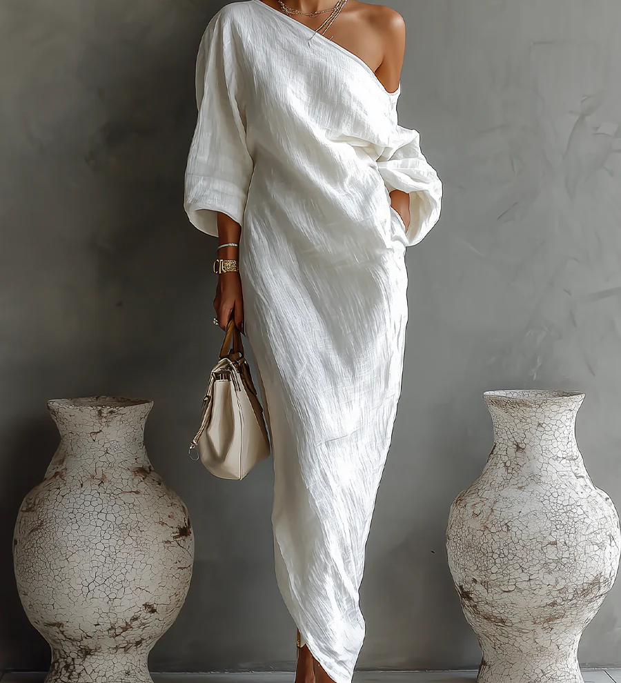 Eugénia - Vestido Maxi Um Ombro