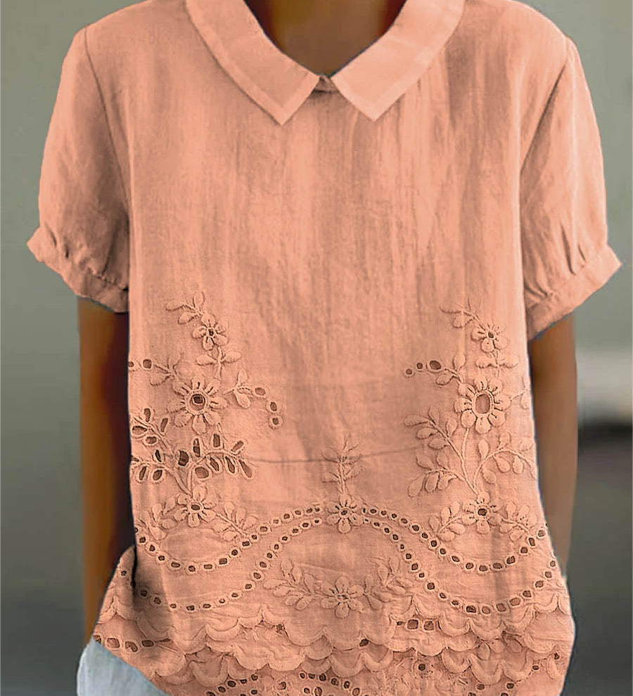 Liliana - Camisa Bordada Floral