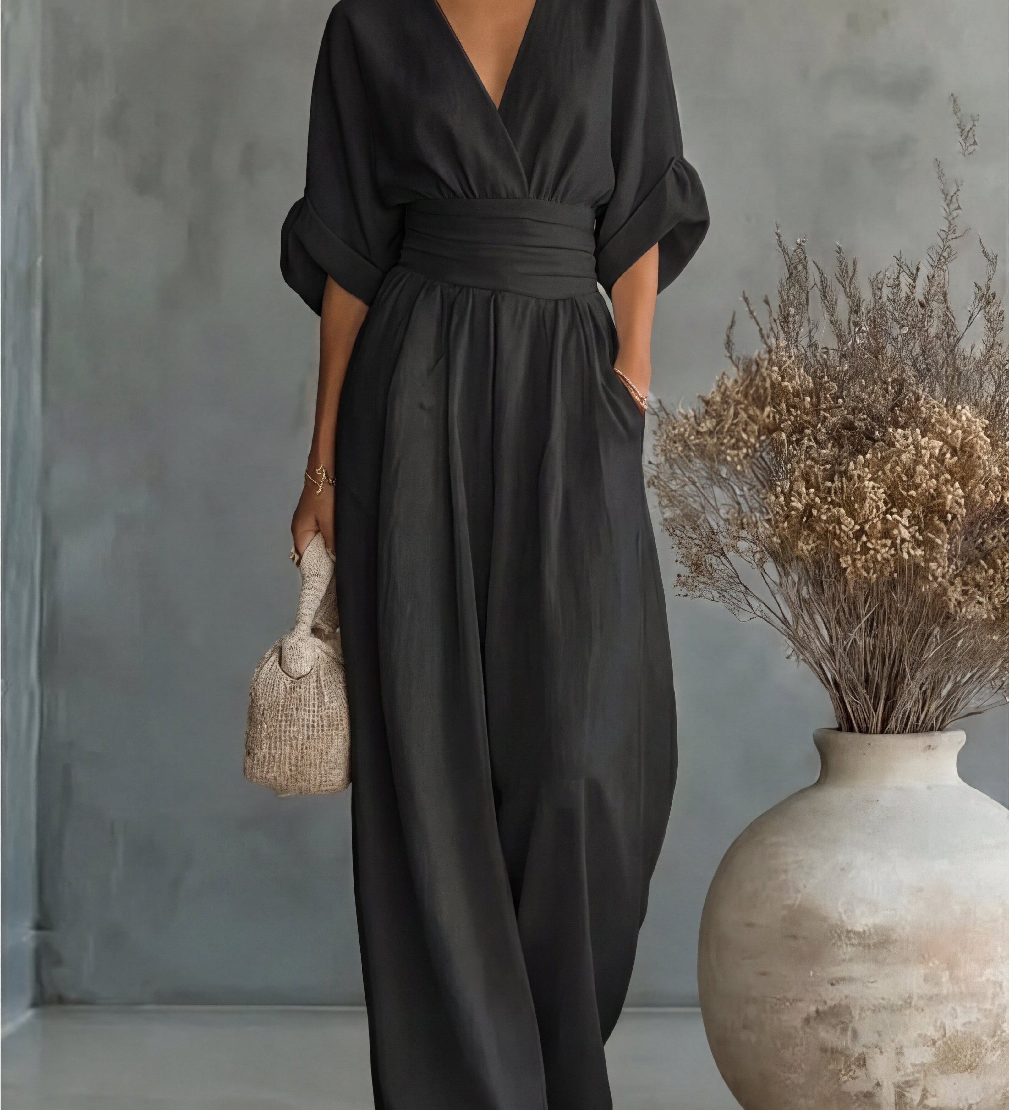 Sara - Fato-Macacão Elegante e Fluido