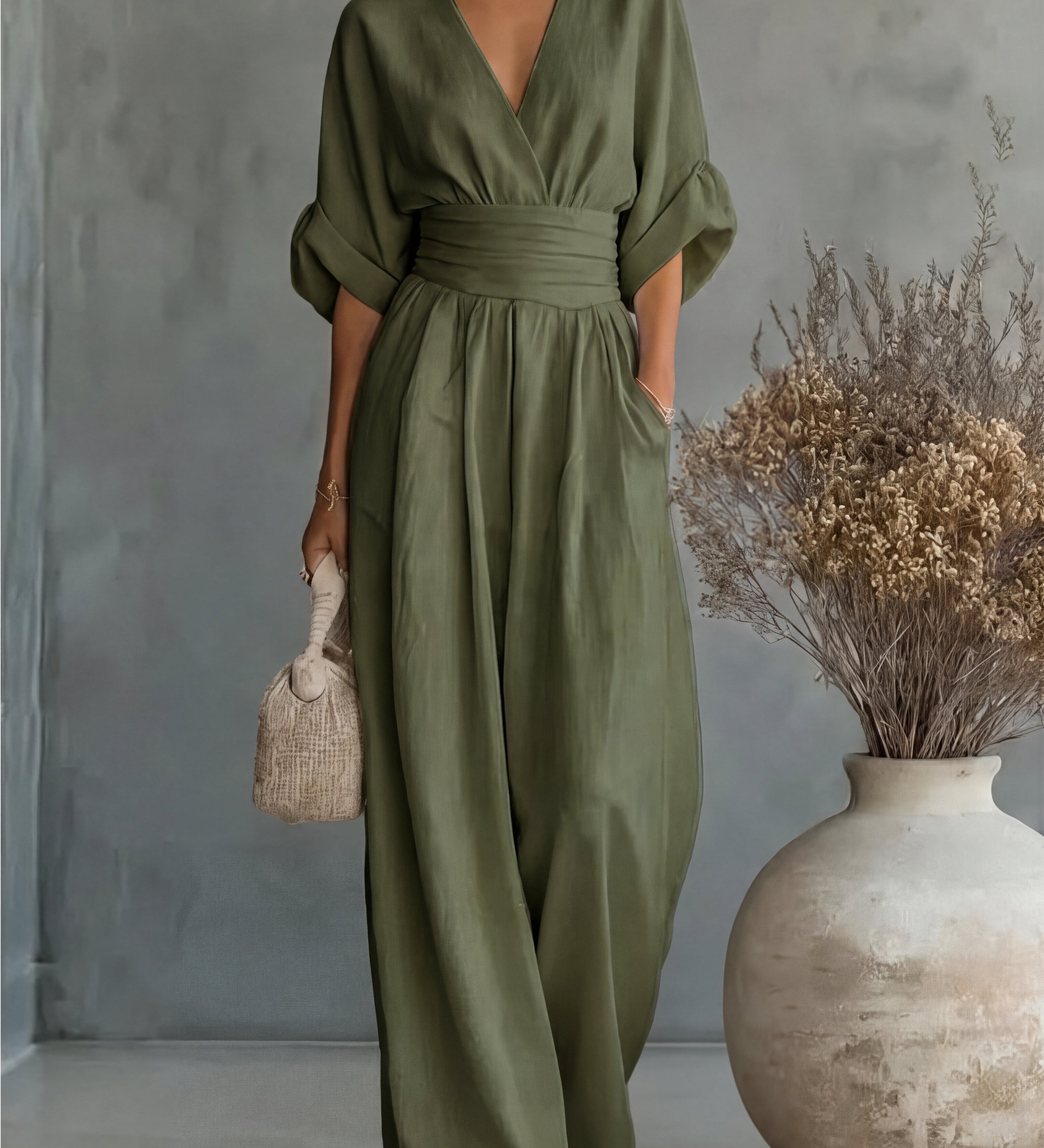 Sara - Fato-Macacão Elegante e Fluido