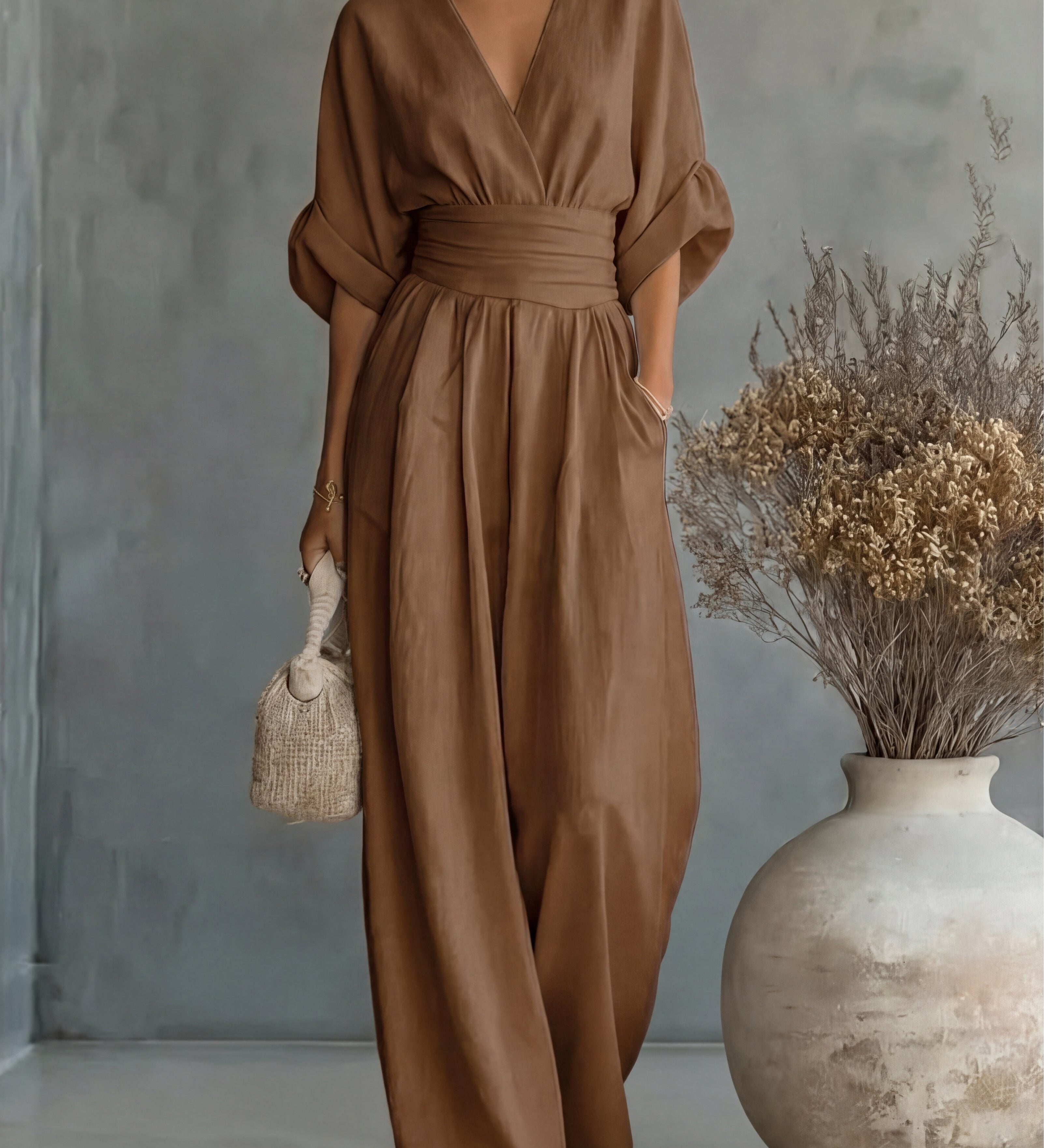 Sara - Fato-Macacão Elegante e Fluido