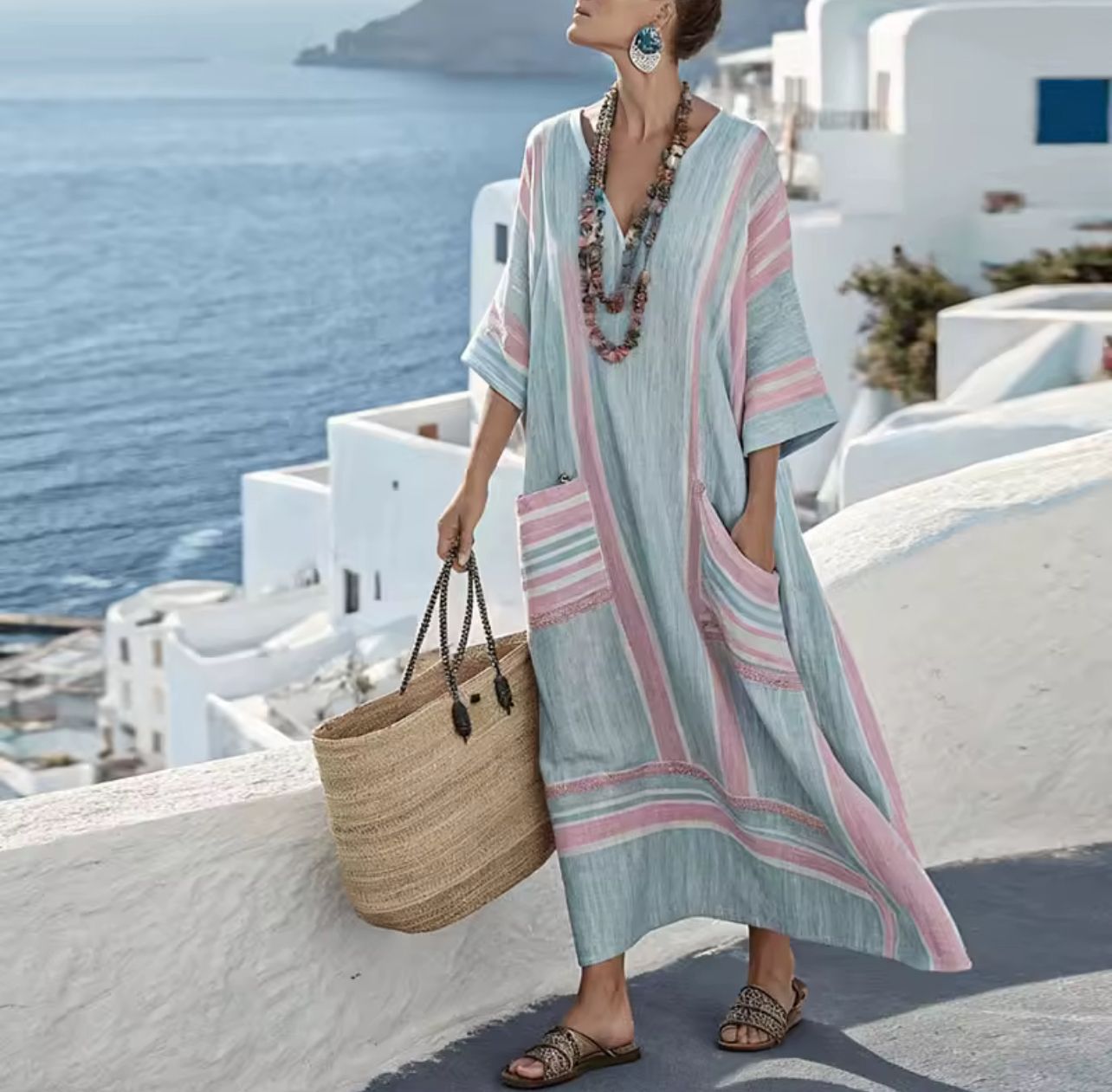 Vestido Longo Elegant Mary para um Look de Verão Estiloso