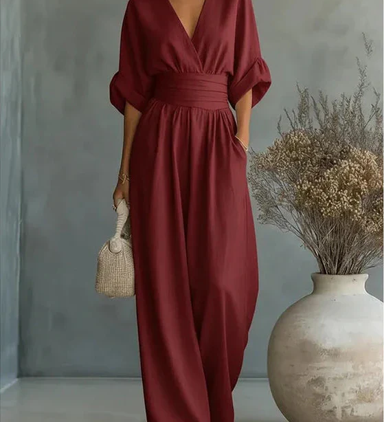 Sara - Fato-Macacão Elegante e Fluido